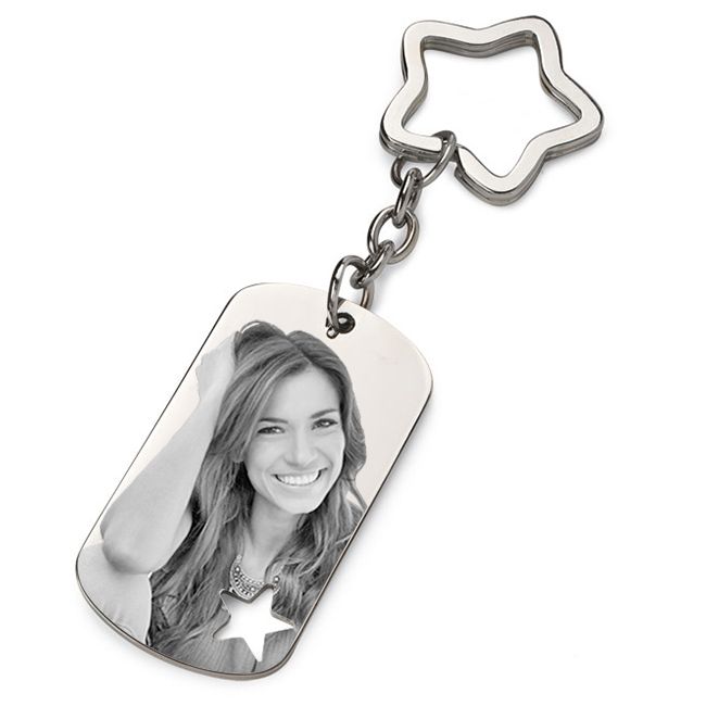 Engraved keyrings with a photo Engraved keyrings with a photo