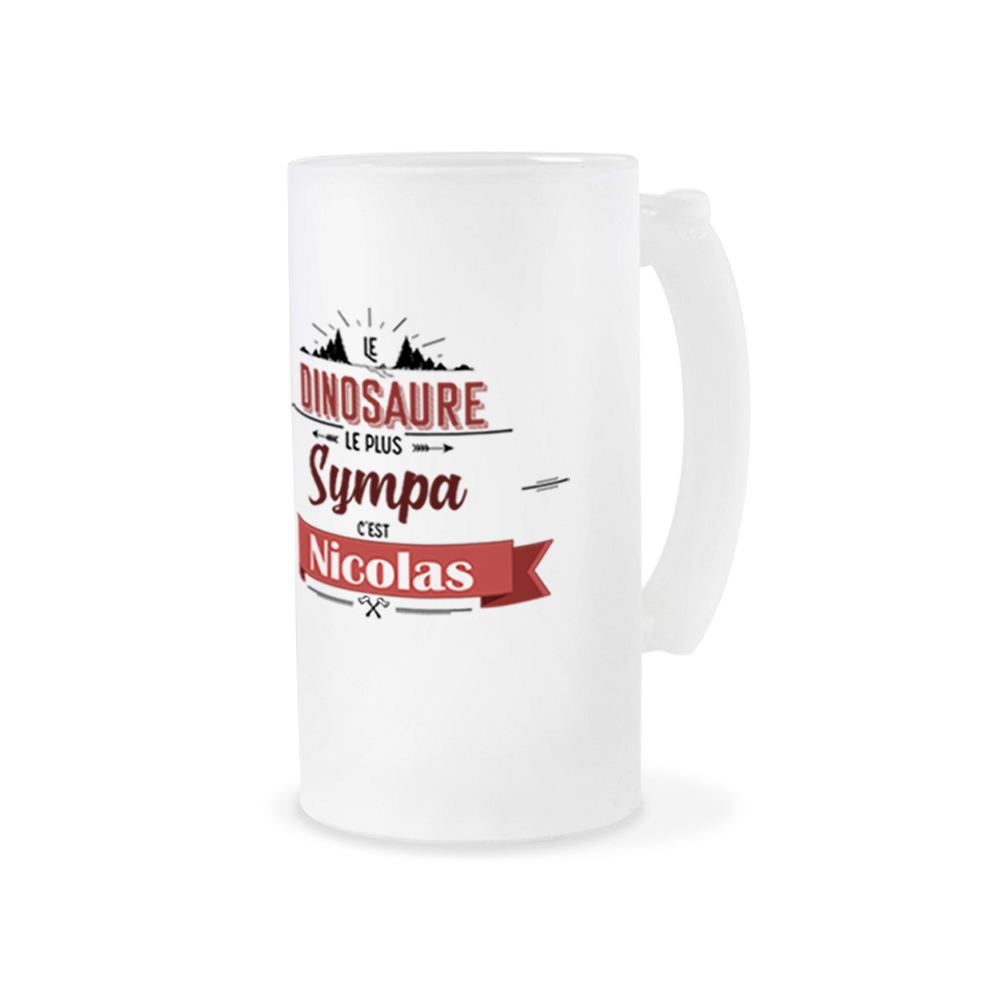 Mug 470 ml en faïence Traîneau du Père-Noël