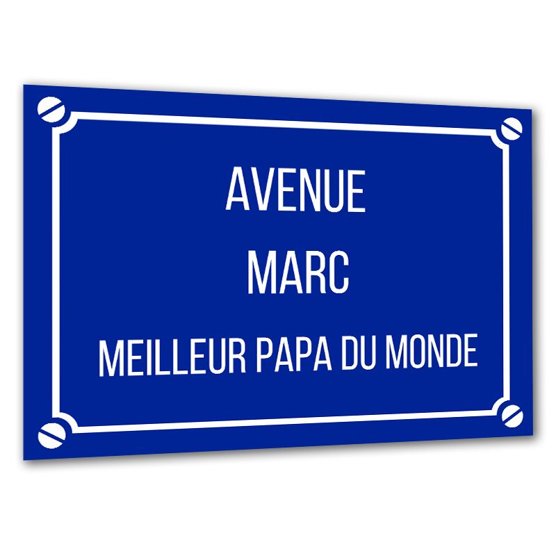 Plaques de rue