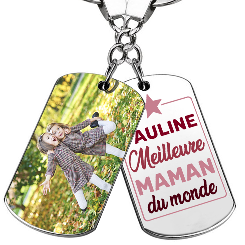 Porte-clés photo imprimé Porte-clés photo imprimé