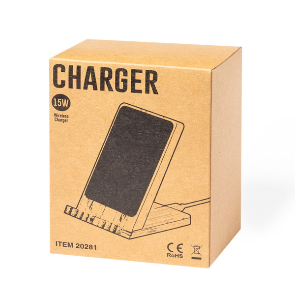 Chargeur sans fil lumineux avec support