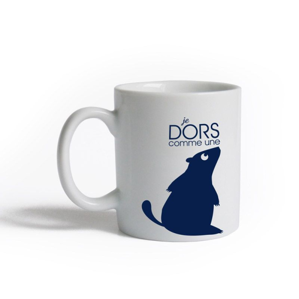 Tasse Je dors comme un Marmotte