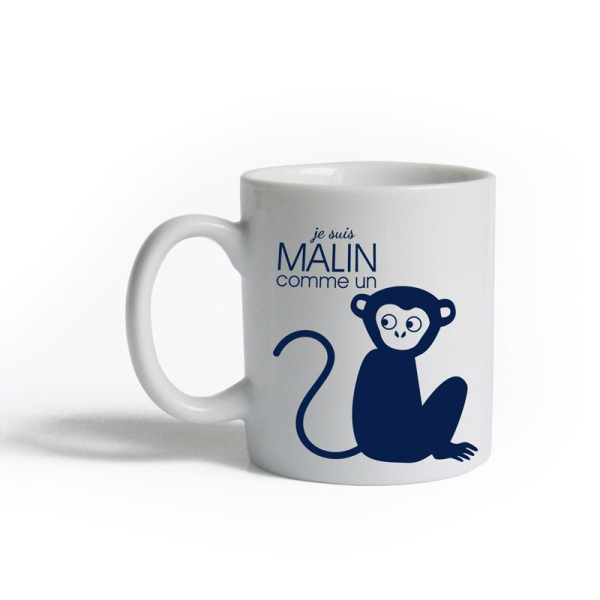 Tasse Je suis malin comme un Singe