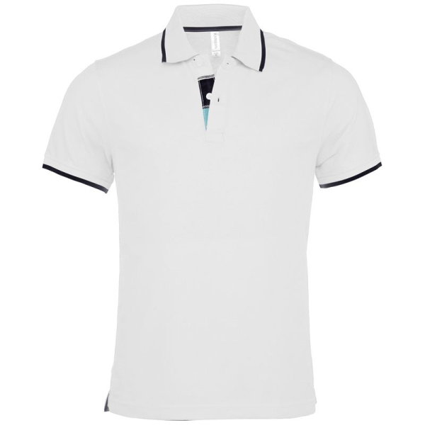 Polo sport blanc