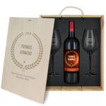 2 verres | coffret | bouteille