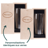 2 coffrets personnalisés