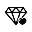 Diamant coeur