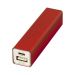 Power bank personnalisée rouge