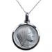 Médaille de la Vierge Marie en argent massif