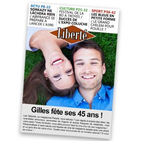 Fausse Une de journal d'actualité Fausse Une de journal d'actualité
