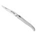 Laguiole 12 cm plein manche en aluminium satiné