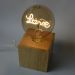 Lampe Love vue du dessus