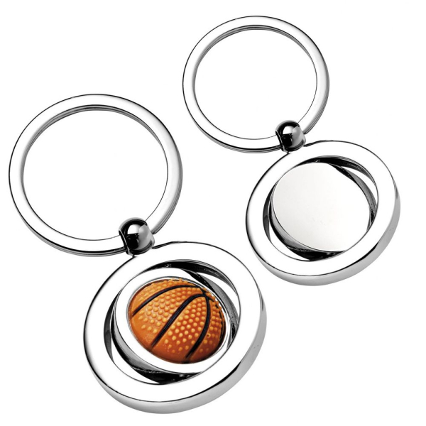 Porte-clés basket recto-verso