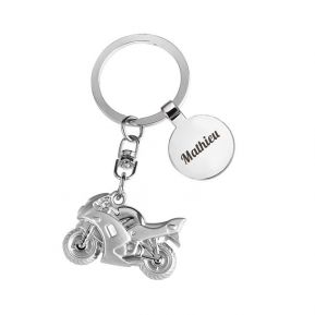 Porte Clefs Moto, Laiton Massif, Casque Moto, Biker Motard, Luxe