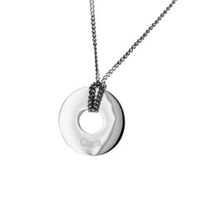 Pendentif jeton gravé