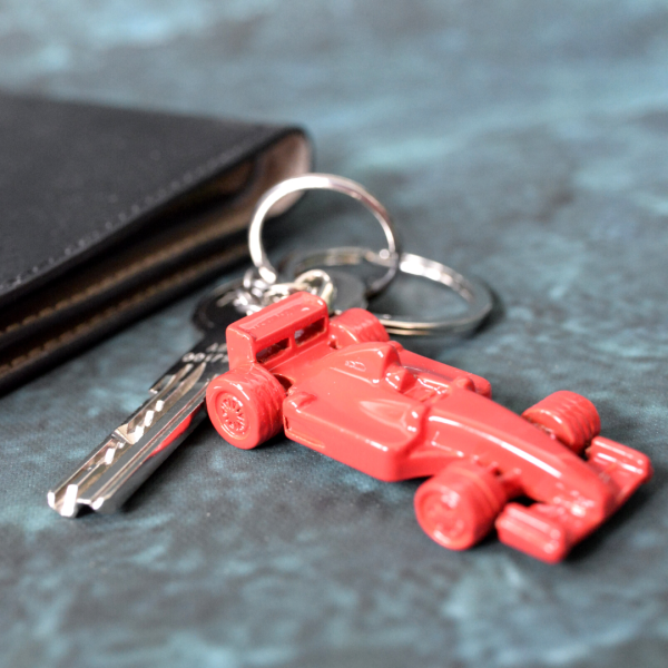 Porte-clés formule 1 rouge