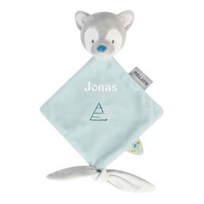 Mini doudou Tiloo le loup personnalisé Mini doudou Tiloo le loup personnalisé