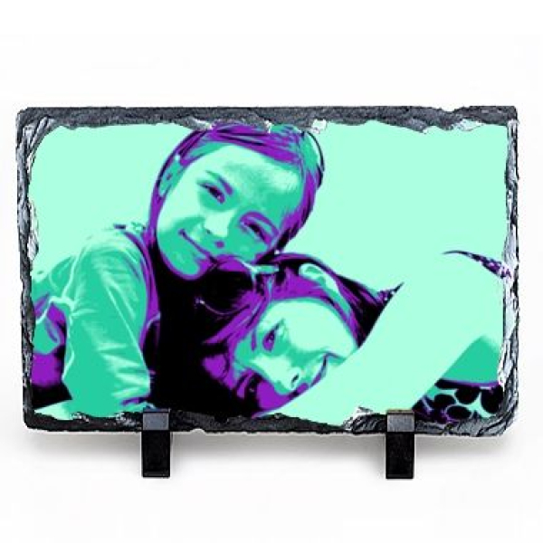 Une ardoise rectangulaire pop art