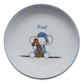 Assiette à bouillie en porcelaine personnalisée Assiette à bouillie en porcelaine personnalisée