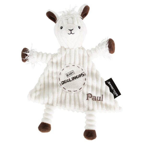 Doudou baby Muchachos le lama personnalisé