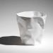 Corbeille à papier design blanche