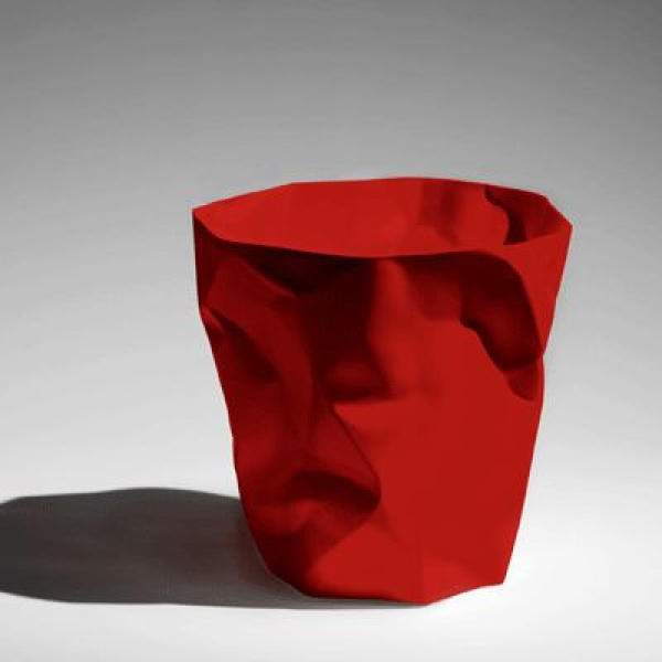 Corbeille Bin bin rouge