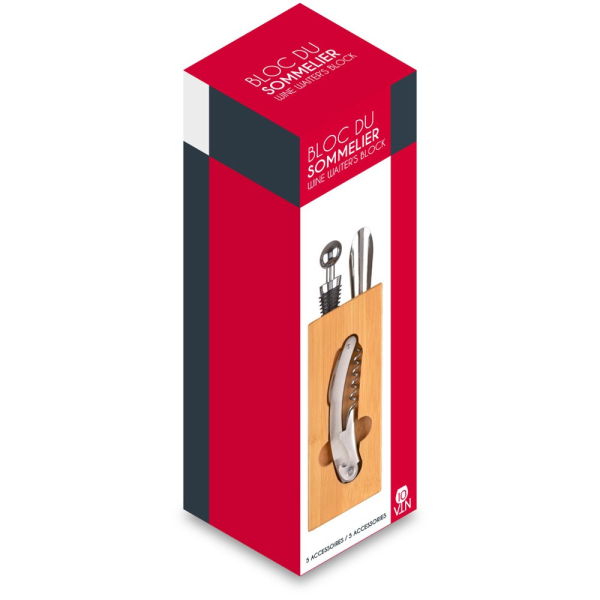 Rangement accessoires sommelier  emballé