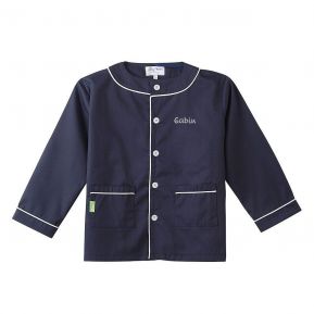 Blouse d'écolier Tann's marine brodée d'un prénom