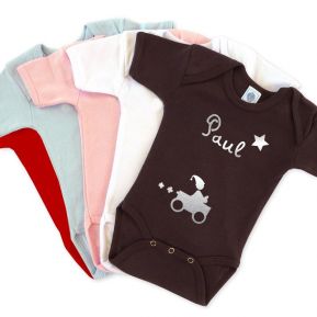 Body personnalisé prénom et motif Body personnalisé prénom et motif