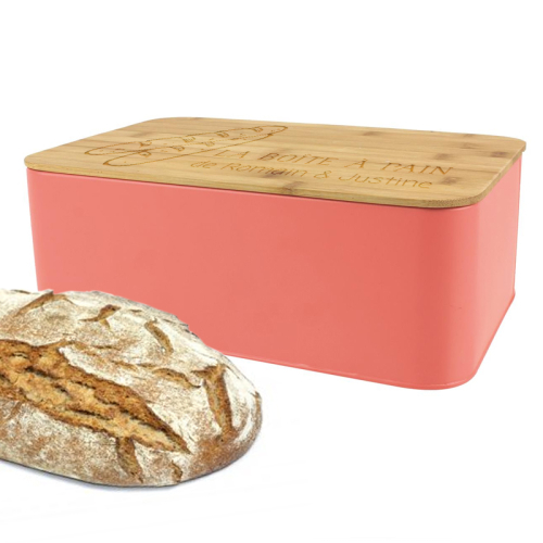 Boîte à pain personnalisée