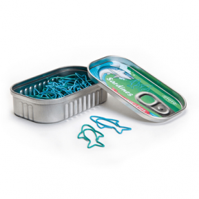 Boîte de trombones sardines