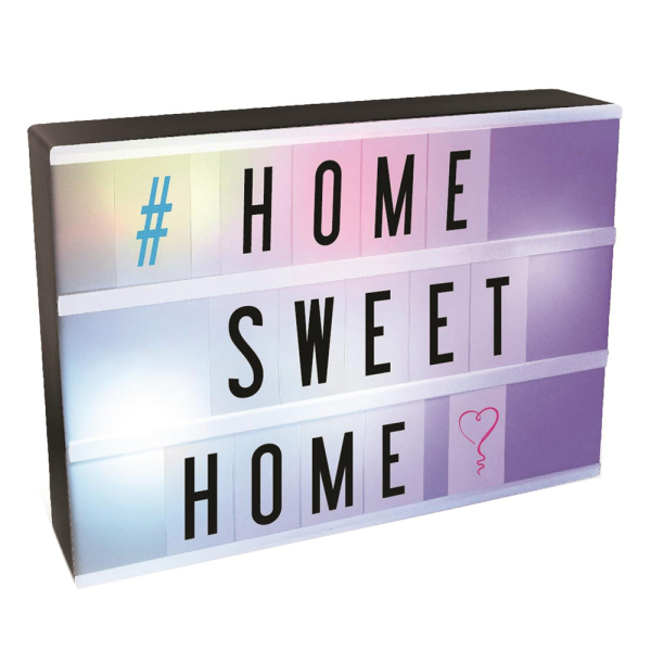Boite lumineuse multicolore