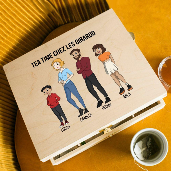 Boîte à thé pour toute la famille