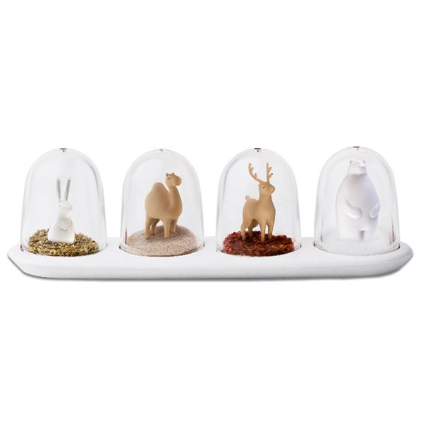 Boites à épices design animaux