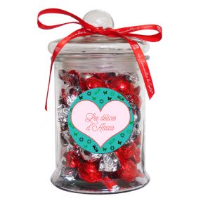 Bonbonnière de friandises d'amour personnalisée Bonbonnière de friandises d'amour personnalisée