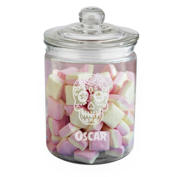 Bonbonnière calavera personnalisée