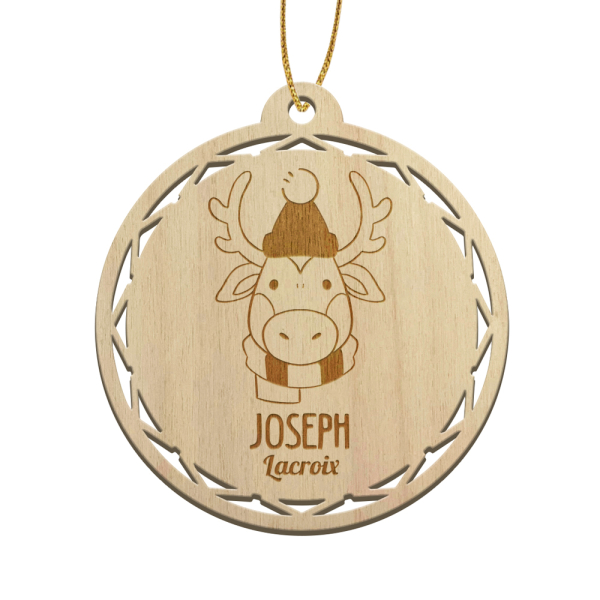 1 Pièce Tasse De Noël Mignon Chien 2d Pendentif De Voiture