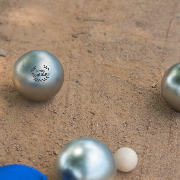 Amikado Sacoche pour Boules de pétanque personnalisée Barbershop :  : Sports et Loisirs