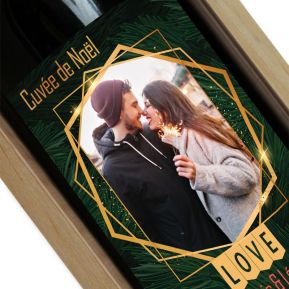 Bouteille de vin personnalisée Bastide Amour