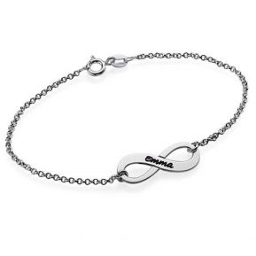 Bracelet chaîne infini gravé Bracelet chaîne infini gravé