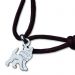 Médaille chat en argent massif