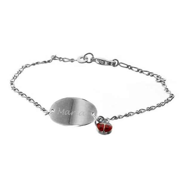 Bracelet coccinelle personnalisé