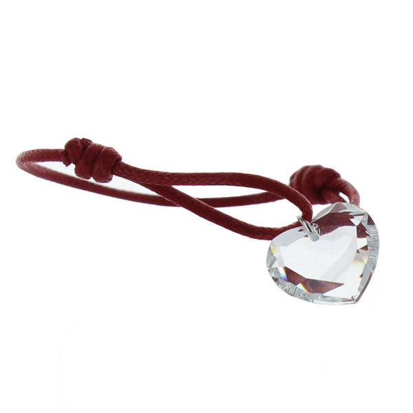 Bracelet coeur en cristal