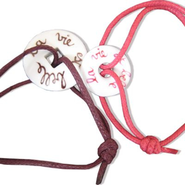 Bijou en porcelaine prénom