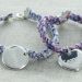 Bracelet gravé liberty tressé
