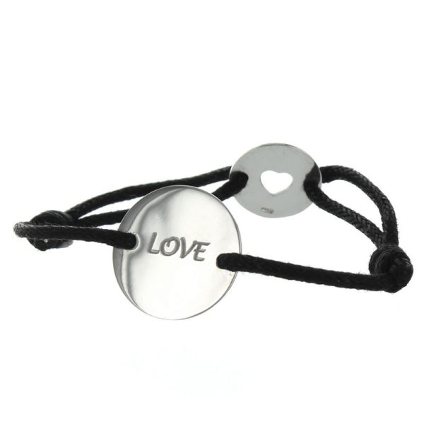 Bracelet gravé Saint Valentin