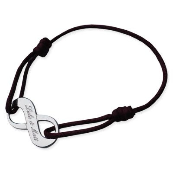 Bracelet infini personnalisé