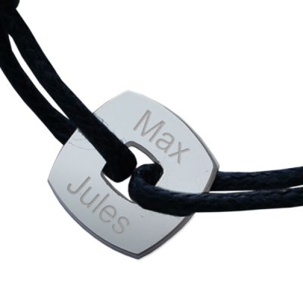 Médaille jeton carré personnalisée