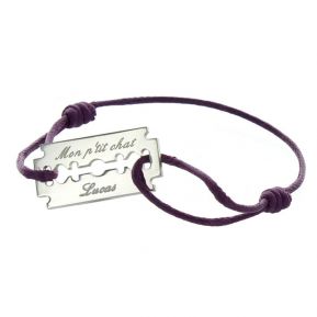Bracelet lame de rasoir personnalisé Bracelet lame de rasoir personnalisé