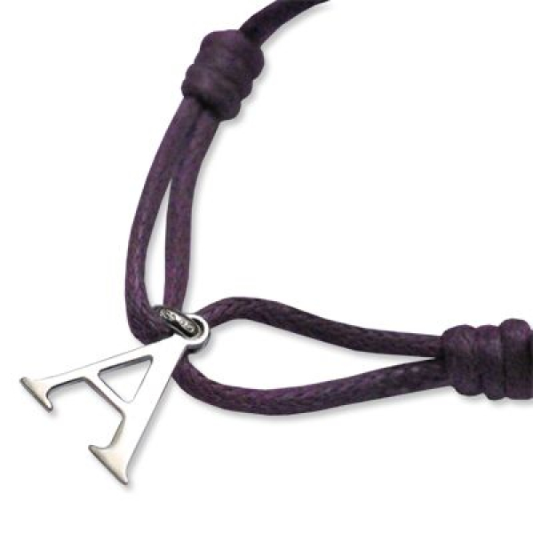 Bracelet lettre personnalisé
